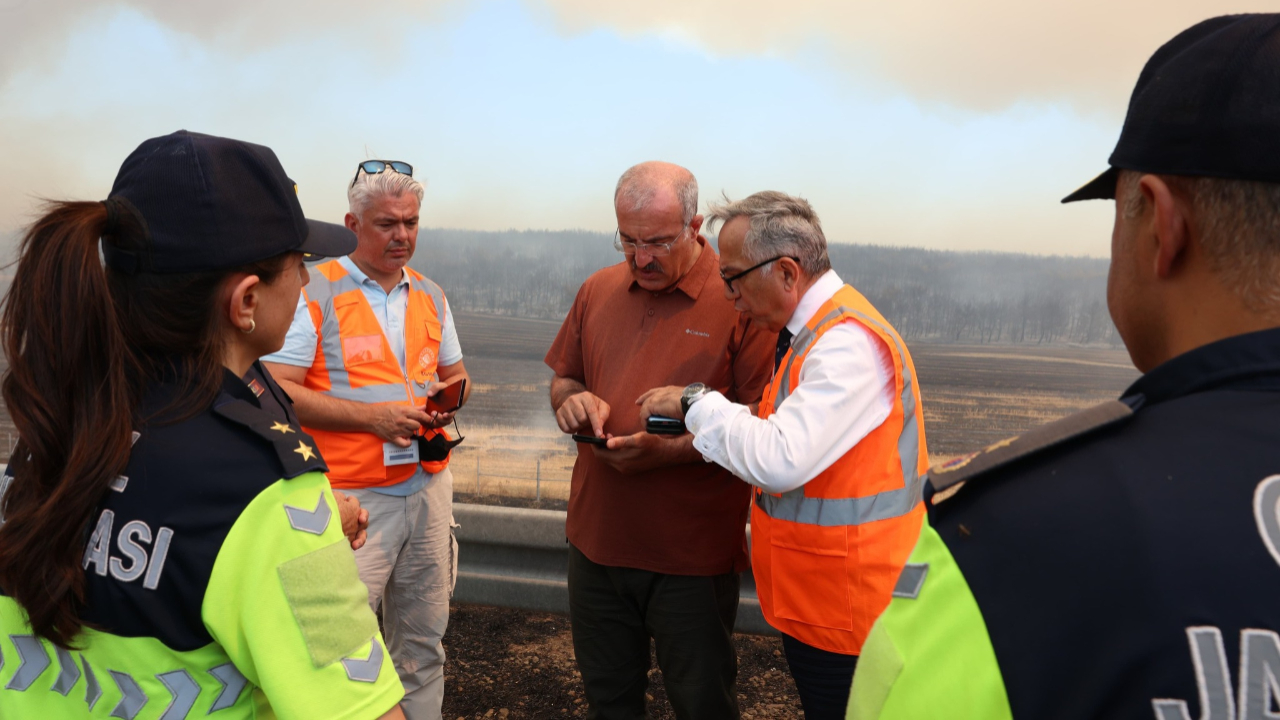 Vali Toraman yangın bölgesinde!