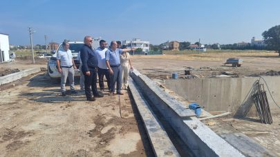 Başkan Oruçoğlu; “2 ay içinde kanal inşaatı bitiyor”