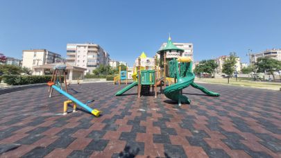 Esen Park'ta zemin yenileme çalışmaları tamamlandı