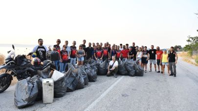 Çanakkaleli motosikletlilerden anlamlı etkinlik