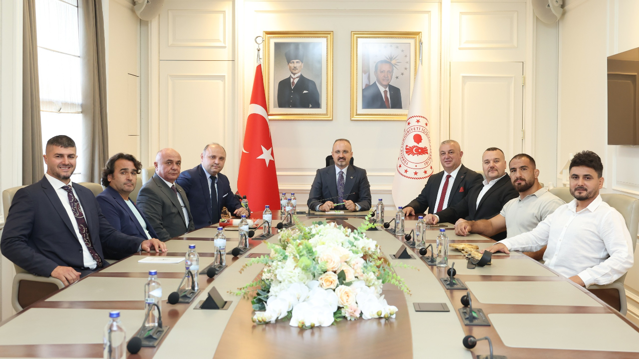 Turan&#039;ı, Türkiye’nin İlk İl İçi Yağlı Güreş Birliği ziyaret etti