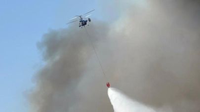 Bayramiç'te yangın! Üç köy boşaltıldı!