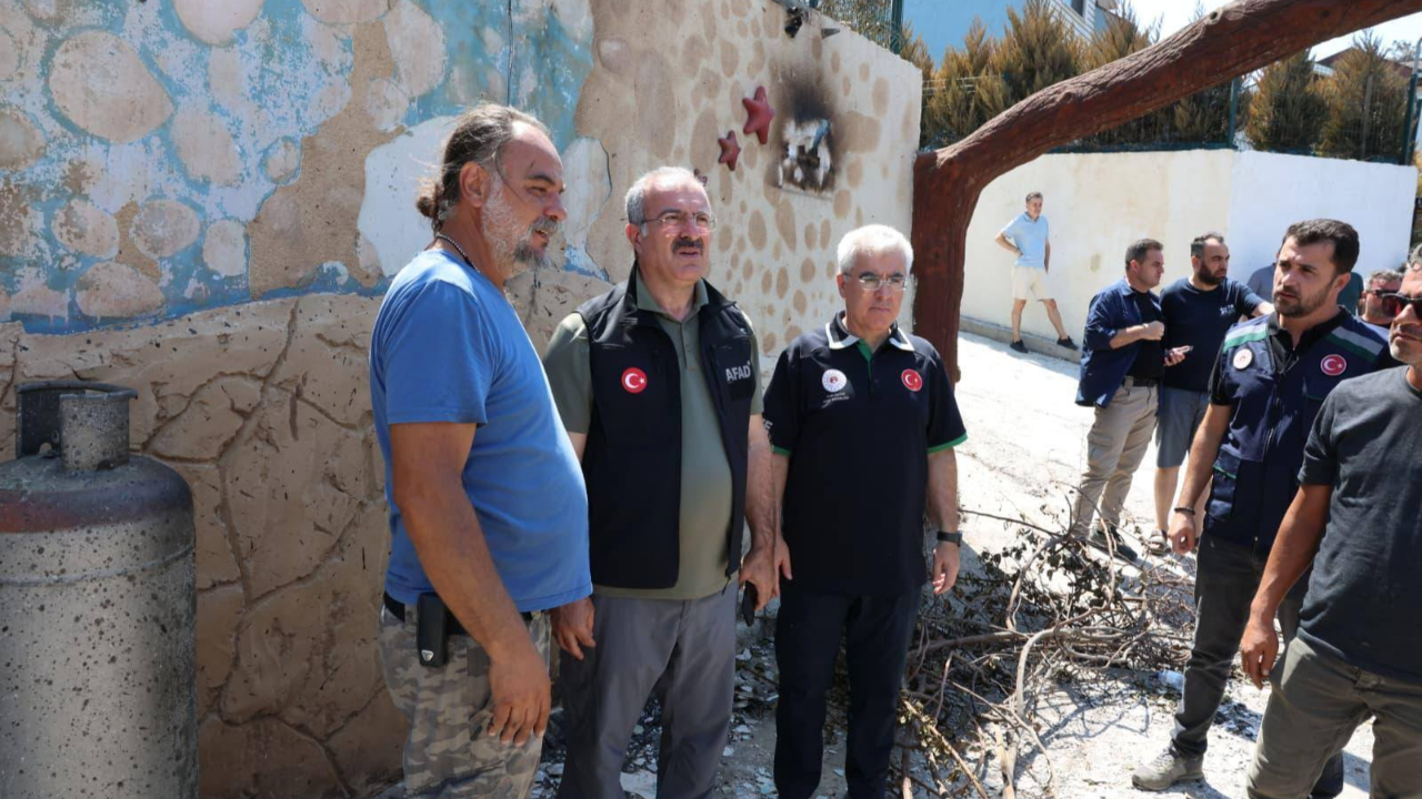 Vali Toraman yangın bölgesinde!