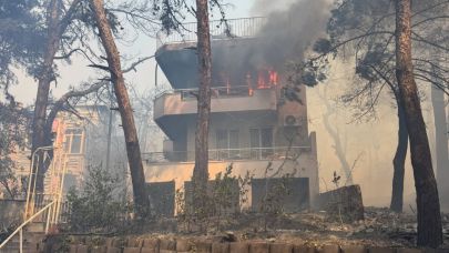 Çınarlı yangını büyüyor