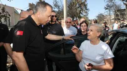 Bakan Yerlikaya yangın bölgesinde!