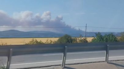 Gelibolu’da yangın