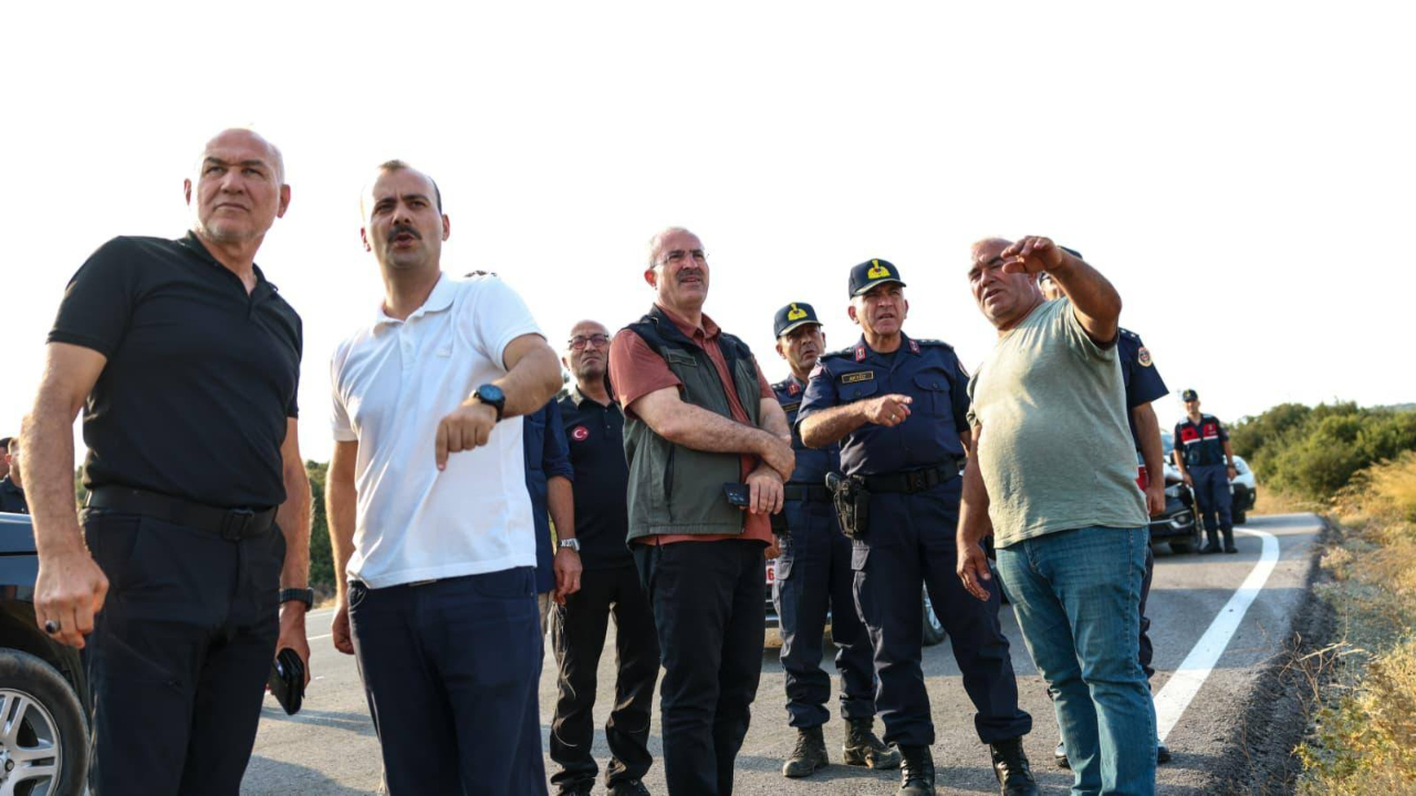 Vali Toraman yangın bölgesinde