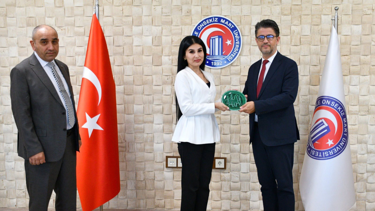 Özbekistan heyetinden Rektör Erenoğlu&#039;na ziyaret