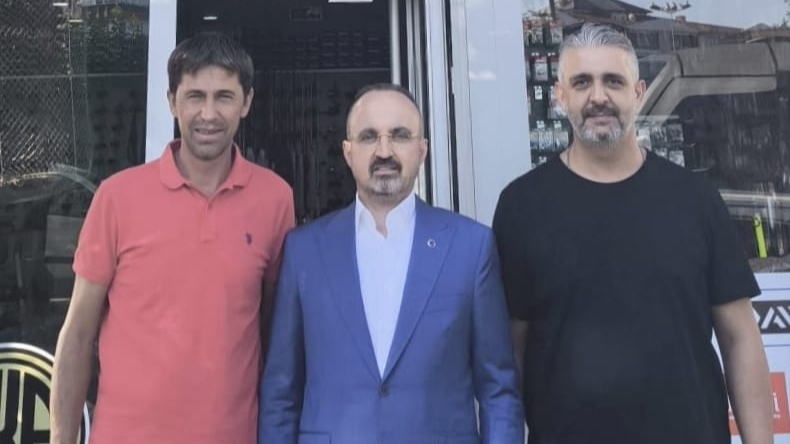 Turan’dan Taşkın’a hayırlı olsun ziyareti