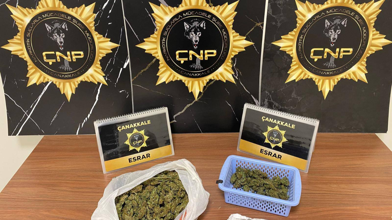 Çanakkale’de uyuşturucu operasyonu; 5 tutuklama!