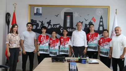 Başarılı sporculardan ziyaret