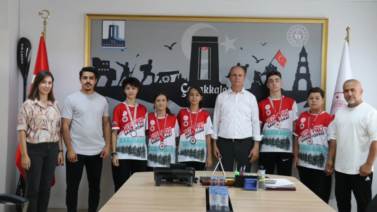 Başarılı sporculardan ziyaret