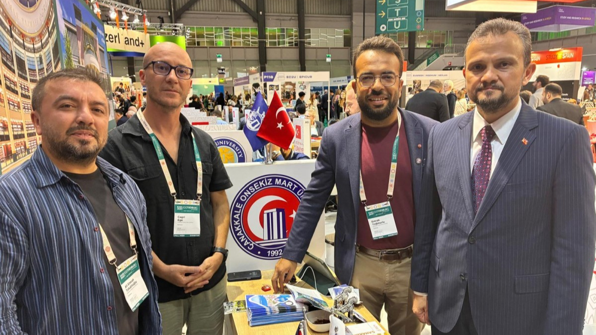 ÇOMÜ, EAIE 2025’te Dünya üniversiteleriyle buluştu