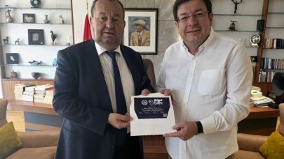 Başkan Doğan fuar öncesi ziyaretlerini sürdürüyor