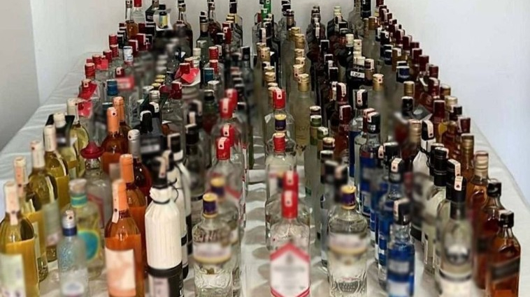 Jandarmadan kaçak alkol operasyonu
