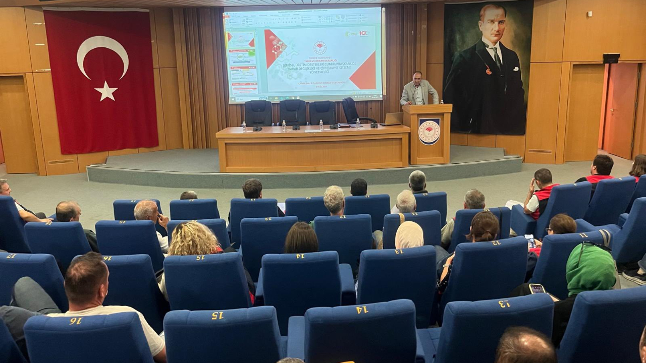 Üreticilere üretim planlaması anlatıldı