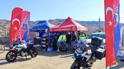 Jandarmadan motosiklet sürücülerine eğitim