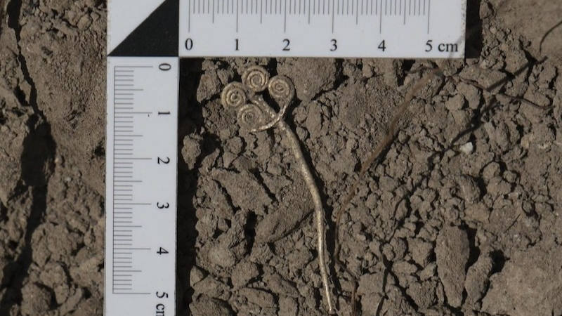 Troya kazılarında 4 bin 500 yıllık altın broş ve nadir bir yeşim taşı bulundu!