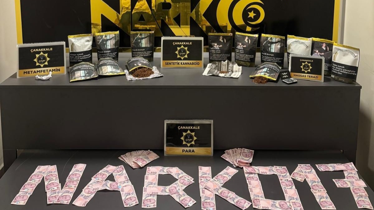 Çanakkale’de uyuşturucu operasyonu; 2 şahıs tutuklandı