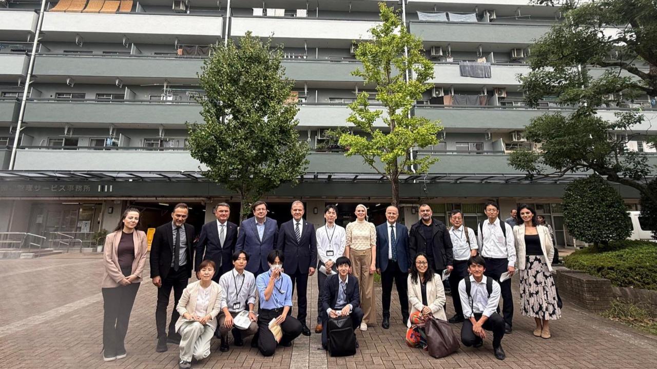 Başkan Erkek ve beraberindeki heyetten İtabashi Belediyesine ziyaret