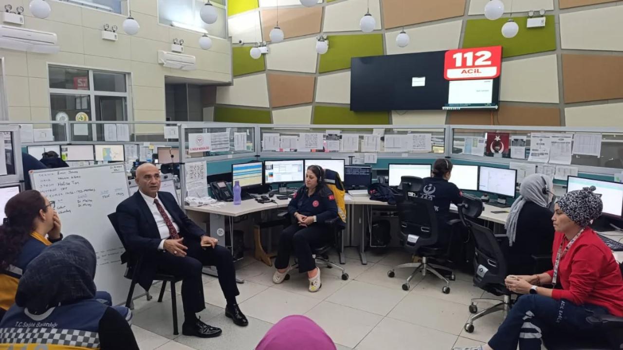 Görgülü&#039;den 112 Acil Çağrı Merkezi’ne ziyaret