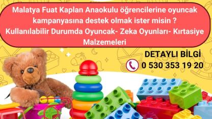 Minikler için oyuncak kampanyası!  “Hediyem Gelsin” başladı!