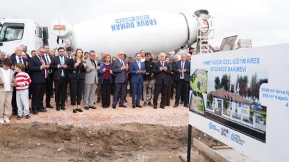Özel Eğitim Kreş ve Gündüz Bakımevi’nin temeli atıldı