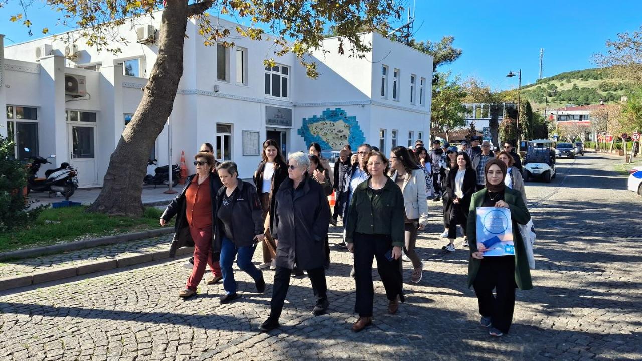 Bozcaada’da Dünya Diyabet Günü yürüyüşü