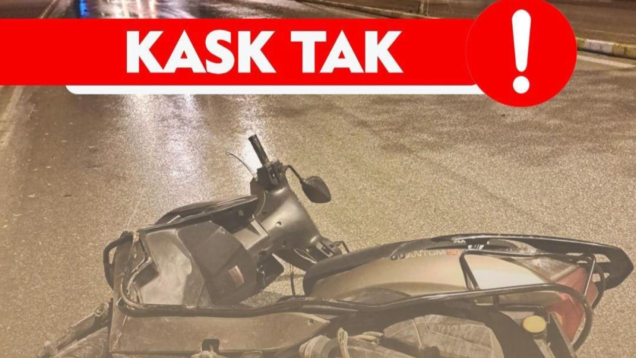 Çanakkale'de sürücülere kask tak uyarısı!