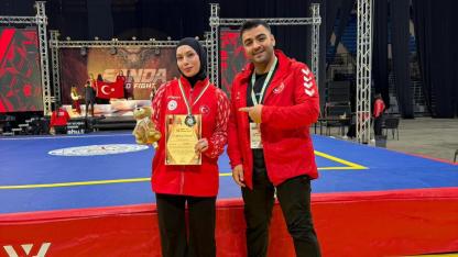 Ceyda Güven gümüş madalya kazandı