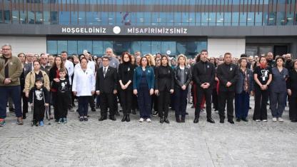 Devlet Hastanesi'nde 10 Kasım töreni!