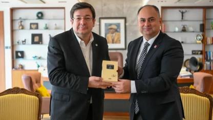 İbrahim Can Ergun’den Başkan Muharrem Erkek’e İade-i Ziyaret