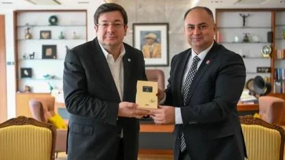 İbrahim Can Ergun’den Başkan Muharrem Erkek’e İade-i Ziyaret