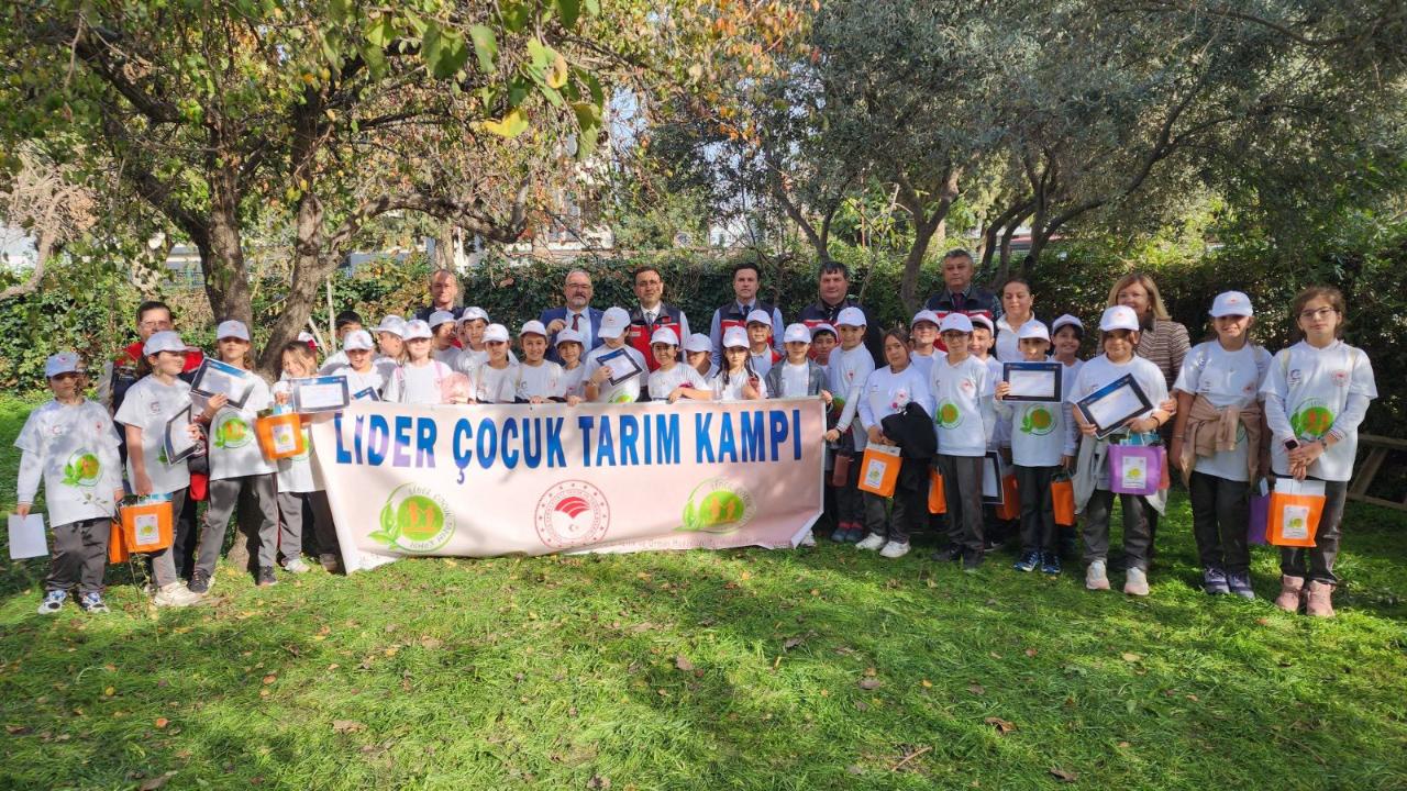 Lider Çocuk Tarım Kampı sona erdi