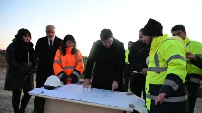 Başkan Erkek'ten sahada teknik inceleme