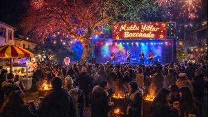 Bozcaada’da yeni yıl kutlaması