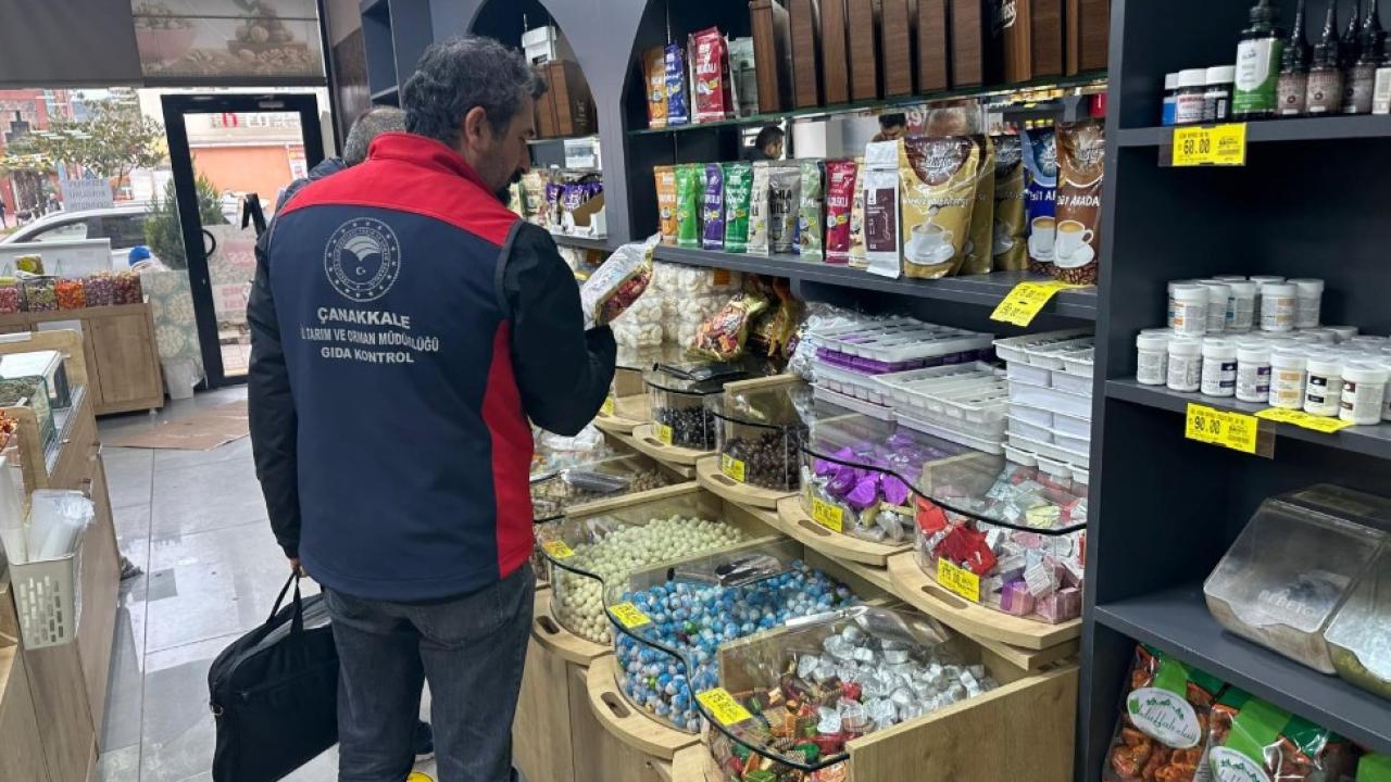Çanakkale’de yeni yıl öncesi gıda denetimi