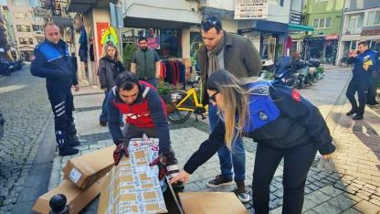 Çarşı bölgesinde temizlik denetimi