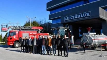 ÇOMÜ araç parkını yeni teleskopik kepçe ile güçlendirdi