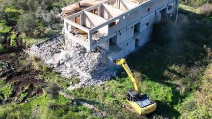 Kaçak yapılar yıkılıyor!