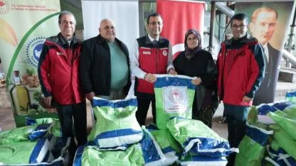 Zeytin üreticilerine destek