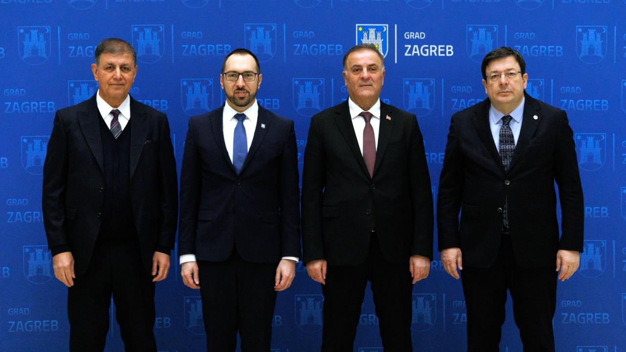 Başkan Erkek Zagreb'de