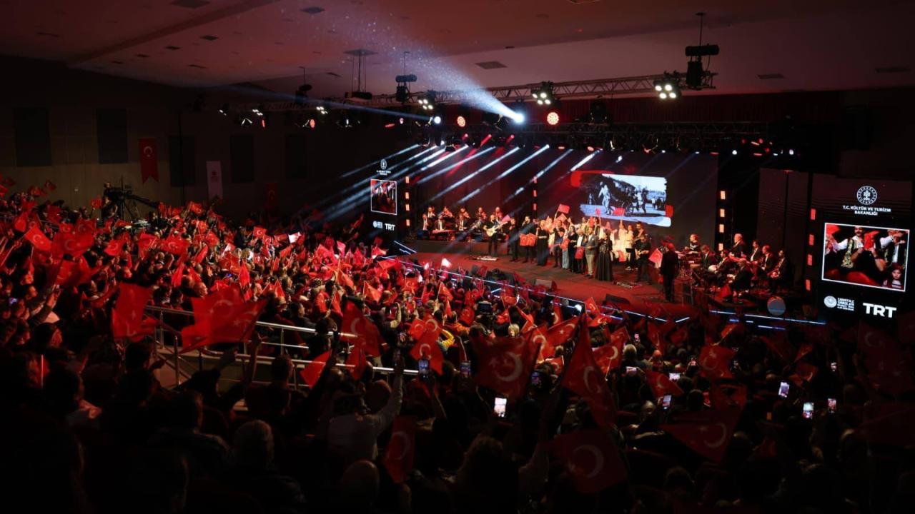 “Bir Diriliş Destanı Çanakkale” konseri düzenlendi