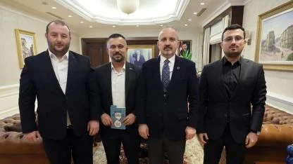 Bülent Turan, Hak-İş ve Hizmet-İş yöneticilerini kabul etti