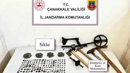 Çanakkale’de tarihi eser kaçakçılığı operasyonu