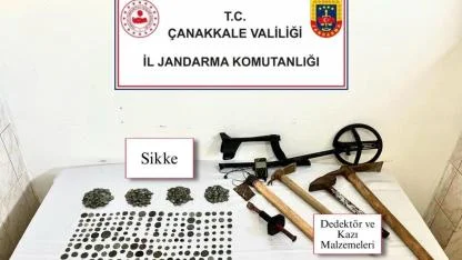 Çanakkale’de tarihi eser kaçakçılığı operasyonu