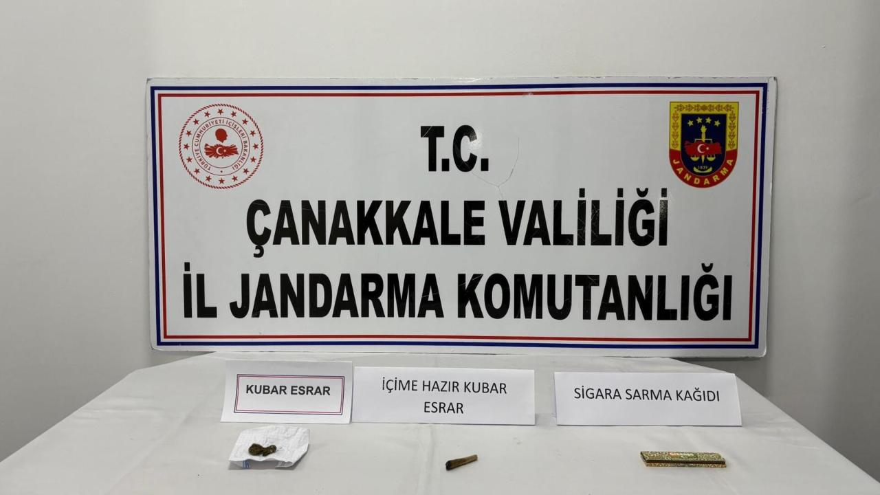 Çanakkale’de uyuşturucu operasyonu; 1 tutuklama