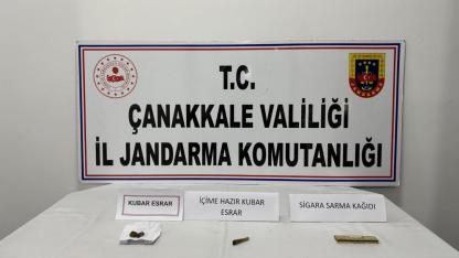 Çanakkale’de uyuşturucu operasyonu; 1 tutuklama