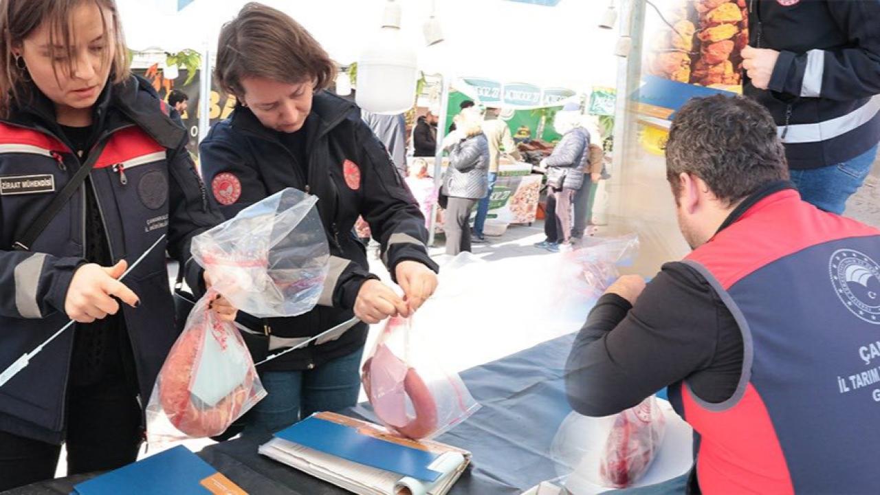 Festivalde gıda denetimi