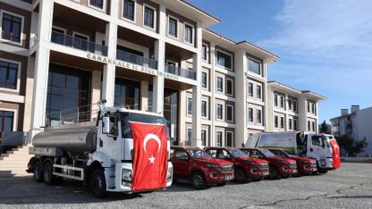 İl Özel İdaresi’ne araç takviyesi!